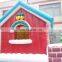 pretty design of inflatable Christmas house , inflatable santa play land for Christmas