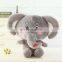 Free sample big ear toy elephant pink /blue /gray/yellow color custom cartoon lovely creative soft plush toys elephant