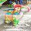 KAWAH Artificial Dinosaur Rides Electric Coin Operated Rubber Animal Car For Kids
