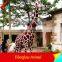 Artificial Fiberglass Outdoor Playground Giraffe Statue