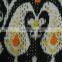 Beautiful Black Floral Indian Kantha Quilt Decorative Handmade Bedspread Bedcover Blanket coverlet Gudari QueenThrow
