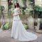 Wholesale Strapless Lace-Up Beaded Chiffon Wedding Dresses SQS035