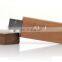Wooden business card usb flash drive with debossed logo