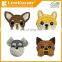 dog iron on patch, dog patches small patch, embroidered animal patches