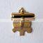 wholesale lion club custom logo brass cufflink