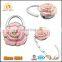 Jewelry Pink Enamel Rose Zinc Alloy Bag Hanger