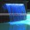 Emaux Swimming Spa Pool LED Light Water Curtain Acrylic Waterfall
