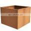 High Quality Garden Planting Metal Square Planter, Corten Steel Flowerpot