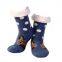 Cute Dotty Dog Cartoon Design Socks Fuzzy Fury Thick Sock For Winter