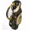 2019 Hot Chinese Dragon Black PU Leather Barrel Golf Club Bag