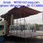 High quality 4*2 mobile advertising led display stage truck