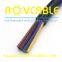 10 core shielded robotic wire push cables CCTV camera cables
