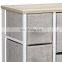 Home Storage Organizer Customized Modern Fabric Cloth Underwear Cabinet Dresser Storage Tower with 7 Drawers