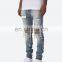 DiZNEW Custom 100% cotton  jeans trousers men's jeans pants crush jeans