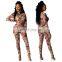 LAITE J2033 eaby amazon hot sales autumn women printed bodycon sexy one piece jumpsuit women 2020