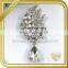 Elegant Bridal Leaf Crystal Rhinestone Brooch For wedding FB-037