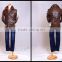 Upper Body Foam Mannequin adjustable Male Half Body Model Dummy with wooden base M0017-33MLEG01
