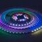 Christmas Halloween Decoration LC8806 020 RGB Side Emitting DC5V white pcb 10mm WS2811 Led Strip Lights