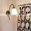 Modern minimalist personality wrought iron glass wall lamp for decoration