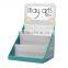 Recyclable material cardboard small counter pop display stand