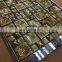 JBN New Design Metal Mix Glass Mosaic Gold Foil Mosaic for wall decoration tile