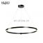 HUAYI New Product Modern Style Living Room Indoor Hanging Ring LED Chandelier Pendant Light