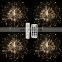 Outside Christmas Led Warm White Hanging Starburst Rechargeable String Lights For Party Wedding Decoration
