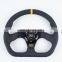 AUSO Universal Auto Parts 13inch PVC Car Racing Steering Wheels Deep Corn Drifting Sport Steering Wheel