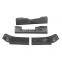 Carbon Fiber Inside Door Sills 4 Doors for Jeep Wrangler JL 2018+ Offroad Accessories Black