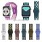 Soft Silicone Breathable Strap Rubber Replacement Sport Silicone Band For Apple Watch Series 7 6 Se 41mm 45mm