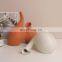 Morden Creative White Vase Geometry Ornaments Decorative Brown Jarrones Decorativos Creamic Flower Vase For Home Decor