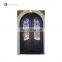 Apartment Decorate Arches Villa Entrance Iron Glass Main Door Grill Design