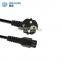 wholesale 1M 3 pin 240v power cord plug eu power lead extension cord for Computer Laptop