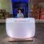 Nightclub Wine Illuminated Led Bar Counter Table Haute Bar Curve Colorful Bar Furniture Set