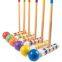 Original Croquet Game Set Wooden Mallet Game for Adults and Kids