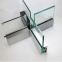 Aluminum profile factory custom railing safety system aluminum frameless glass railing