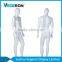 matt white abstract male display mannequin