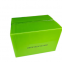 Caja esqueleto de hoja hueca de PP verde personalizable – Almacenamiento impermeable y reciclable