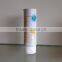 aluminum laminated cosmetic packaging tube with flat flip top cap