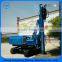 Max 6.5m Piling Depth Mini Screw Pile Driver For Exporting