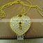 Luxury Metal Heart Pendrive 2GB 4GB