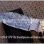 Custom Damascus Clip Point Knife