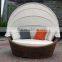 round rattan outdoor furniture sunbed