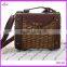 Fashion Girl's Beige Paper Straw Craft Bag