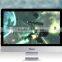 21.5 inch intel i3/i5/i7 resolution new design outlet desktop computer all in one pc