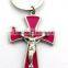 Dongguan Antique Finishing Cross Souvenir Metal Keychain Maker