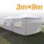 3mx3/6/9m Outdoor Garden Canopy Party Tent Waterproof Pavilion Marquees