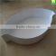 Vacuum forming hard white ABS plastic cover in ShenZhen