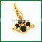 Cutie Halloween Bat Pendant Metal Earrings