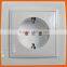Power supply ABS European electrical ground wall socket(F8001)